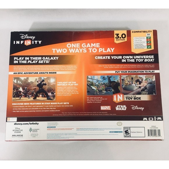 Disney Infinity (3.0 Edition) (Nintendo Wii U, 2015) Star Wars Starter Set - Picture 2 of 6